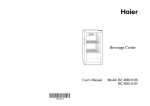 Haier BC-110B User's Manual