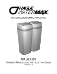 Hague Quality Water Intl WATERMAX 60 SERIES User's Manual