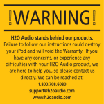 H2O Audio Headphones S5 User's Manual
