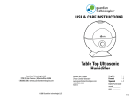 Guardian Technologies PUREGUARDIAN H1000 User's Manual