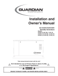 Guardian Technologies 04758-2 User's Manual