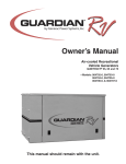 Guardian Technologies 004702-0 User's Manual