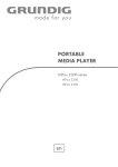 Grundig Portable Media Player MPixx 2200 User's Manual