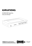 Grundig GUDB20USB3 User's Manual