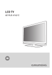 Grundig 40 VLE 6142 C User's Manual