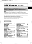 Grundig CP-X385W User's Manual