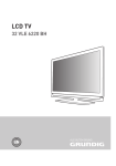 Grundig 32 VLE 6220 BH User's Manual