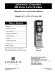 Grindmaster 810 User's Manual