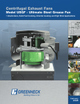 Greenheck Fan USGF User's Manual