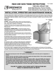 Greenheck Fan Tube Axial Upblast Fans TAUB-CA User's Manual