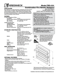 Greenheck Fan FSD-331 User's Manual