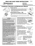 Greenheck Fan CSP-B User's Manual