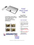 GrandTec Grand Magic Guard USB User's Manual