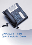 Grandstream Networks GXP-2000 User's Manual