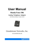 Grandstream Networks 386 User's Manual