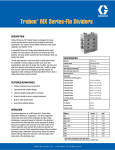 Graco Trabon MX Series-Flo Dividers User's Manual