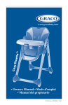 Graco CozyDinette ISPH039AB User's Manual