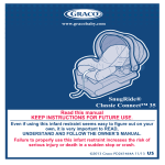 Graco CLASSIC CONNECT 35 User's Manual