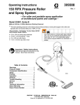 Graco Inc. 150 RPX User's Manual