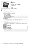 GPX TL909-IB User's Manual