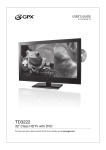 GPX TD3222 User's Manual