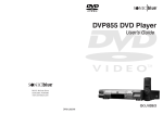 GoVideo DVP855 User's Manual