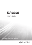 GoVideo DP 5050 User's Manual