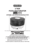 Gordon Tool Food Saver 94878 User's Manual