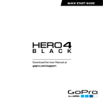 GoPro HERO 4 - Black Quick Start Guide