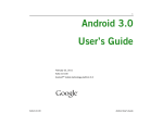 Google ANDROID AUG-3.0-100 User's Manual
