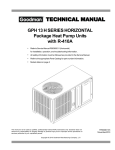 Goodmans Heat Pump GPH 13 H User's Manual