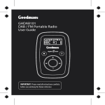 Goodmans GHDAB101 User's Manual