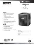 Goodman Mfg SS-GSH10C User's Manual