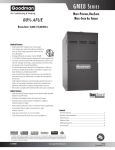 Goodman Mfg SS-GME8 User's Manual