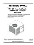 Goodman Mfg RT6332013r1 User's Manual