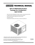 Goodman Mfg GPC15 SEER User's Manual