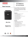Goodman Mfg . Co. LP. Air Conditioner CE COMMERCIAL SPLIT SYSTEM AIR CONDITIONER User's Manual