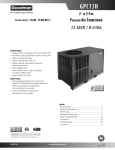 Goodman Mfg GPC13H User's Manual