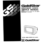 Goldstar MBM-2105GIA User's Manual