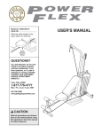 Gold's Gym GGSY2921.0 User's Manual