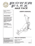 Gold's Gym GGMC0921.0 User's Manual