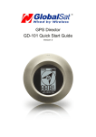 GlobalSat GD-101 Quick Start Guide