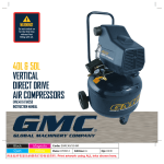 Global Machinery Company 40L User's Manual