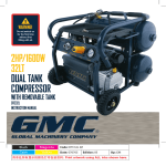 Global Machinery Company 2HP/1600W User's Manual