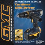 Global Machinery Company 183T User's Manual