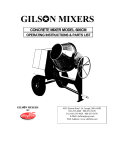 Gilson 600CM User's Manual