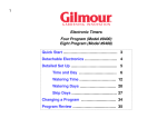 Gilmour 9400 User's Manual