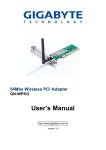 GIGABYTE GN-WPKG User's Manual