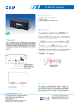 Gianni Industries TS-980 User's Manual