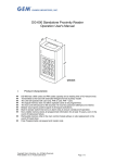 Gianni Industries DG-600 User's Manual